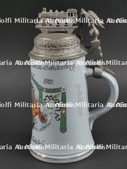 Chope de Réserviste du Eisenbahn Regiment Nr 1. Railway transportation troops reservist stein. — miniature 2