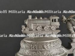 Chope de Réserviste du Eisenbahn Regiment Nr 1. Railway transportation troops reservist stein. — photo 10