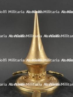 Casque à pointe d'officier d'infanterie prussien avec son couvre casque. Prussia infantry officer spiked helmet with cover. — miniature 19