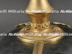 Casque à pointe d'officier d'infanterie prussien avec son couvre casque. Prussia infantry officer spiked helmet with cover. — miniature 20