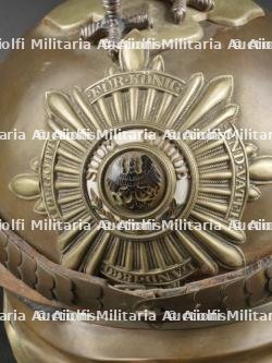Prusse Casque d'officier de Garde du Corps en grande tenue. Prussia Bodyguard officer parade helmet. — photo 4