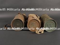 Lot de 3 boîtier de masques anti-gaz allemands — photo 5