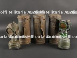 Lot de 3 masques anti-gaz allemands — photo 1