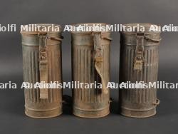 Lot de 3 masques anti-gaz allemands — miniature 2