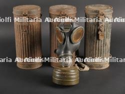 Lot de 3 masques anti-gaz allemands — photo 1