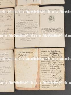 Lot de 9 Militarpass et Solbuch allemands WW1 — photo 3