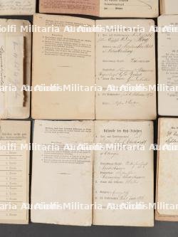 Lot de 9 Militarpass et Solbuch allemands WW1 — miniature 4