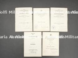 Diplome du pilote Helmut Muller. Pilot Helmut Muller s diploma.