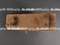 Allemagne WW1 sacoche métallique de bicyclette et moufles — miniature 11