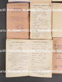 Lot de 6 Militarpass et livrets allemands WW1 — photo 3