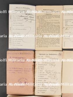 Lot de 6 Militarpass et livrets allemands WW1 — miniature 6