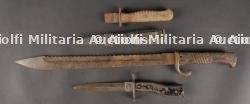 Lot de 3 couteaux et baïonnette allemands WW1 — photo 2