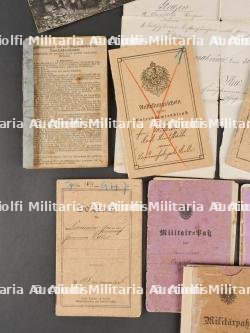 Lot de 9 Militarpass, livret et photos d'artilleurs de campagne — miniature 4