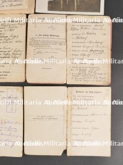 Lot de 9 Militarpass, livret et photos d'artilleurs de campagne — miniature 7