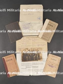 Lot de livrets allemands WW1 Badois, Grenadier et Infanterie
