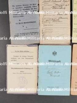 Lot de 7 Militarpass, documents et livrets allemands ww1 — miniature 5