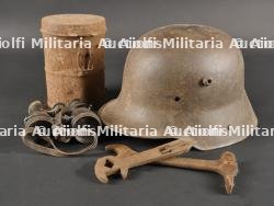 Lot casque et équipements allemands ww1 — photo 1