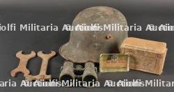 Lot casque et équipements allemands ww1
