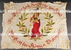 Bannière allemande et lithographie de réserviste — photo 1