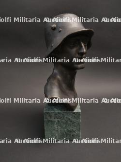 Buste de soldat allemand. German soldier bust. — miniature 8