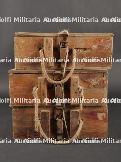 Lot de 3 caisses allemandes 8cm Wurfgranaten 34 — photo 2