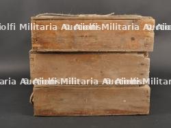 Lot de 3 caisses allemandes 8cm Wurfgranaten 34 — miniature 3