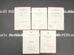 Diplome du pilote Helmut Muller. Pilot Helmut Muller s diploma.