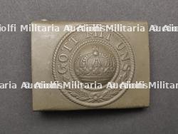 Boucle de ceinturon WWI. WWI belt buckle. — miniature 1