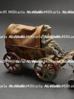 Chariot hippomobile. Horse-drawn carriage. — miniature 2