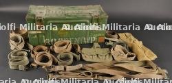 Anglais ww2 caisse pour grenades et fort lot de web