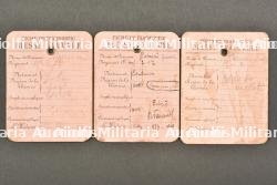 Fiches de blessés 15ème RI — photo 1