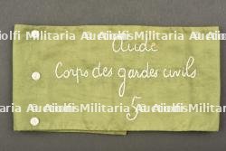 Brassard des gardes civils de l'Aude