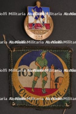 Ensemble d'insignes du groupement 103