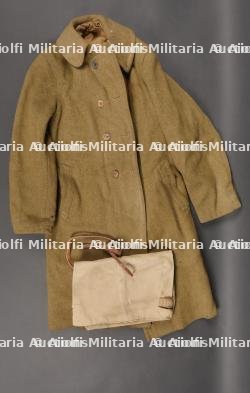 US WW1 manteau en laine moutarde