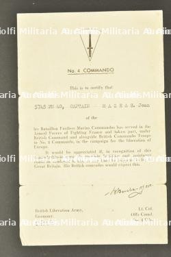 Ensemble de documents du N°4 Commando, 1er BFMC — miniature 9
