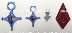 Insignes personnels du lieutenant Henri Zerbini (jusqu'en 1943).