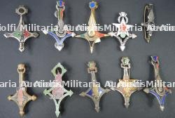 Ensemble d'insignes compagnies saharienne, CSPL
