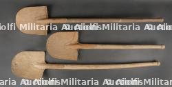 Lot de 3 pelles allemandes de parc ou Pionnier
