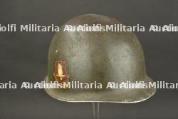 Coque de casque US à insigne.