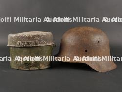Casque Stahlhelm M42 et gamelle