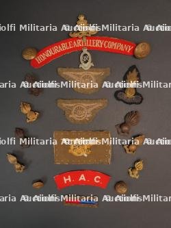 Insignes de l'artillerie britannique.