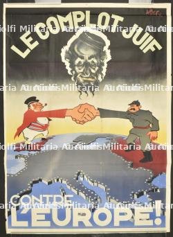 Affiche Le complot Juif. — photo 1