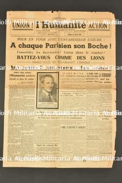 Journal Libération de Paris. — photo 4