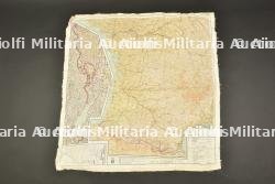 Carte d'évasion en soie.