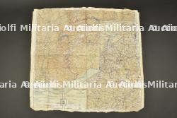 Carte d'évasion en soie.