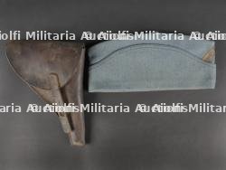 France WW1 Bonnet de Police bleu horizon et étui pour 1892 d'un officier