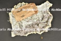 Carte d'évasion en soie.