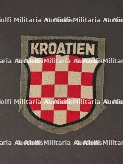 Insigne de manche croate.Croatian sleeve badge.