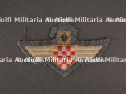 Brevet de pilote croate.Croatian pilot's license.