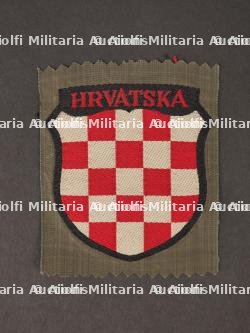Insigne de manche croate.Croatian sleeve badge.